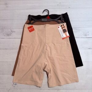 Skinny Girl Laser shaping shorts women's shapewear underwear medium 3 pack NEW